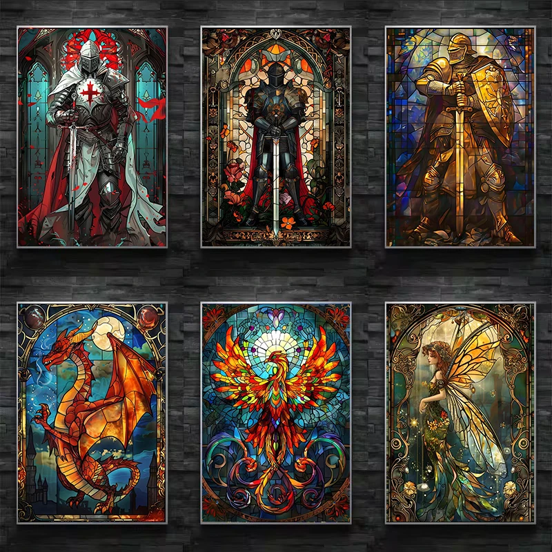 Fantasy Stained Glass Poster P - Resin Art On Wall recensie en prijs