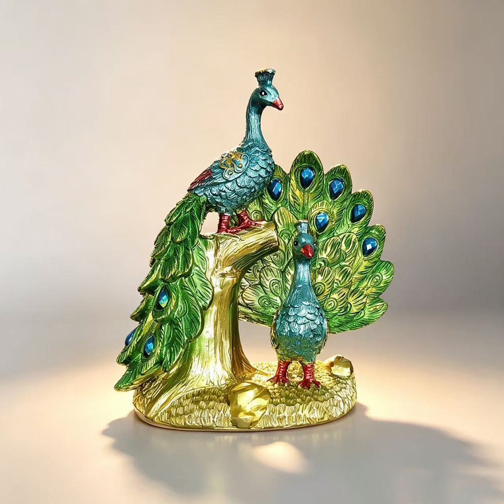 Luxury Peacock Resin Sculpture - Resin Art Wedding Gift recensie en prijs