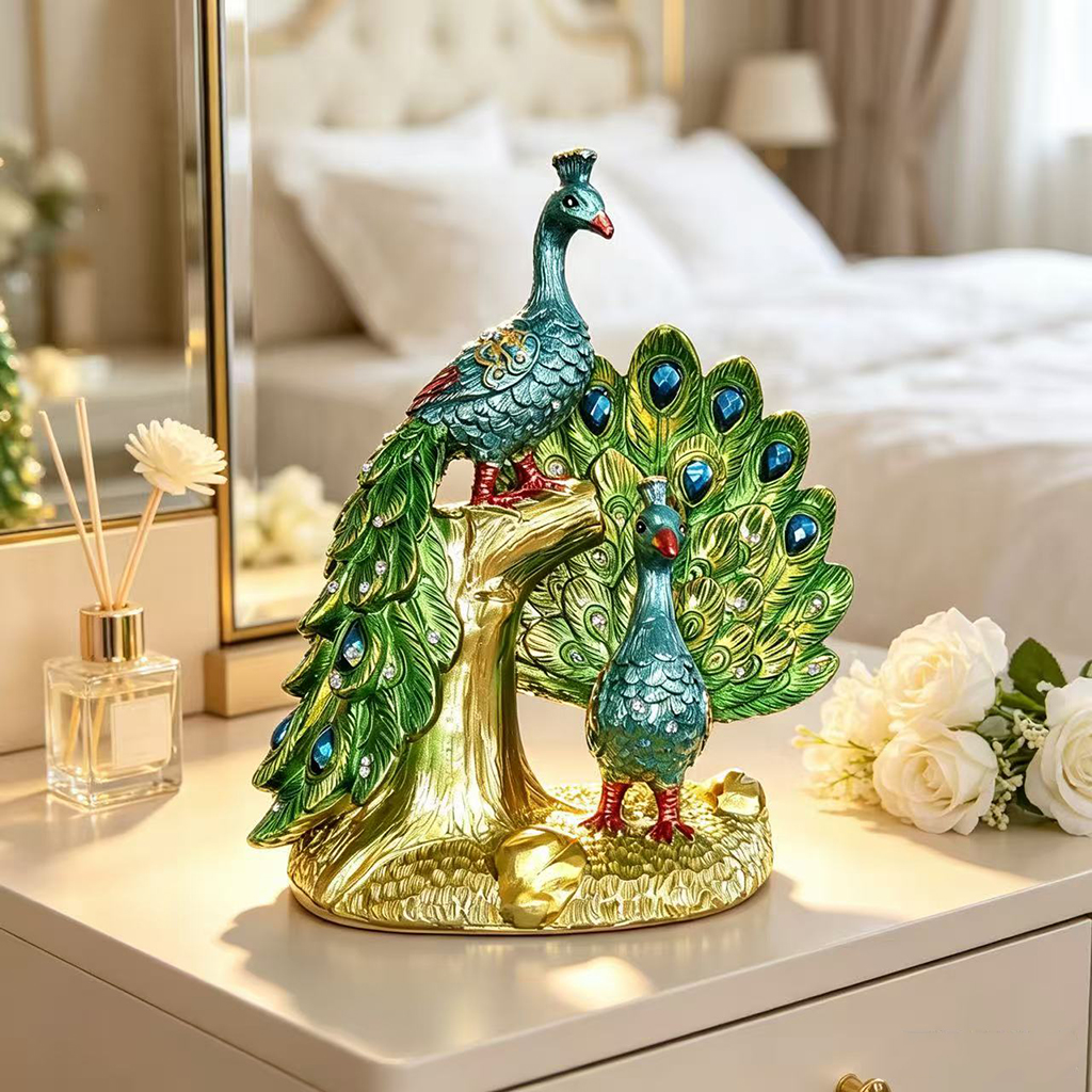Luxury Peacock Resin Sculpture - Resin Art Wedding Gift recensie en prijs