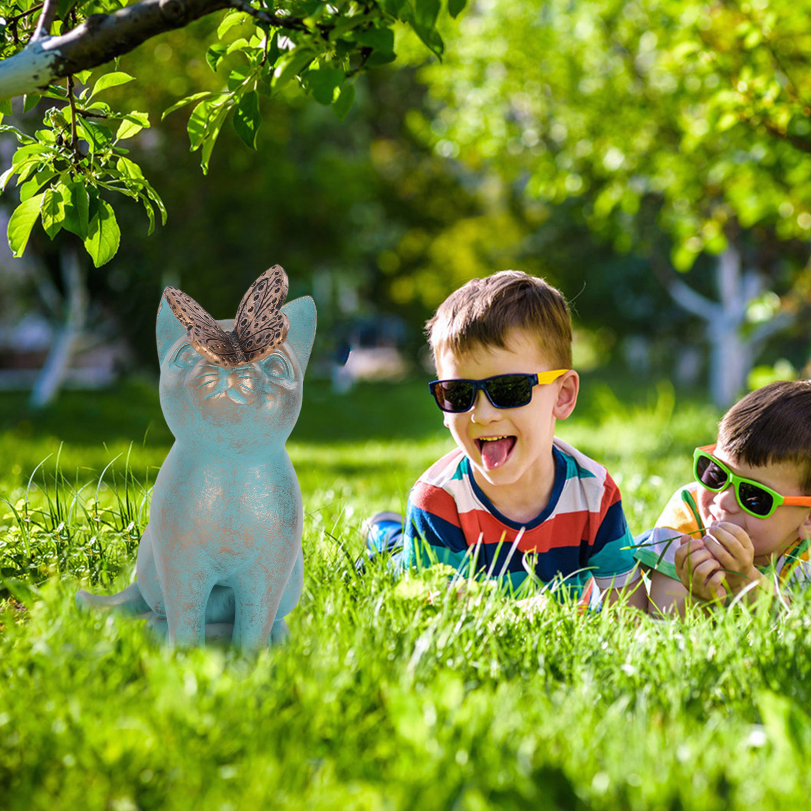 Resin Cat Sculpture Art Orname - Resin Art Sculptures recensie en prijs