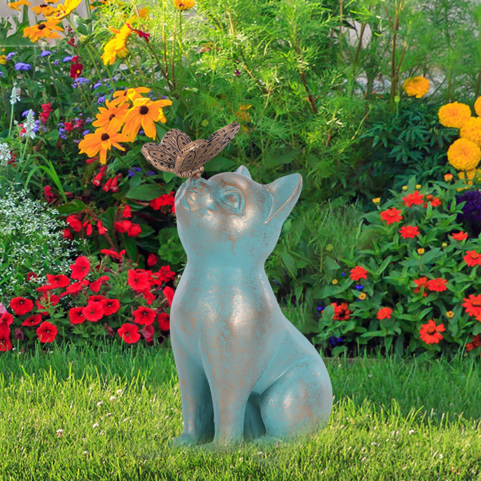 Resin Cat Sculpture Art Orname - Resin Art Sculptures recensie en prijs