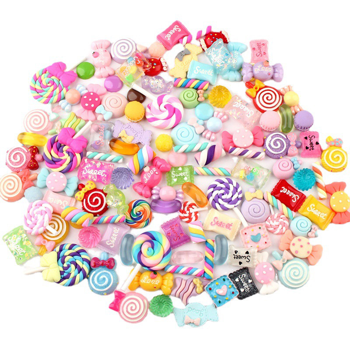 30pcs Random Candy Slime Charm - Resin Art Materials Kit recensie en prijs