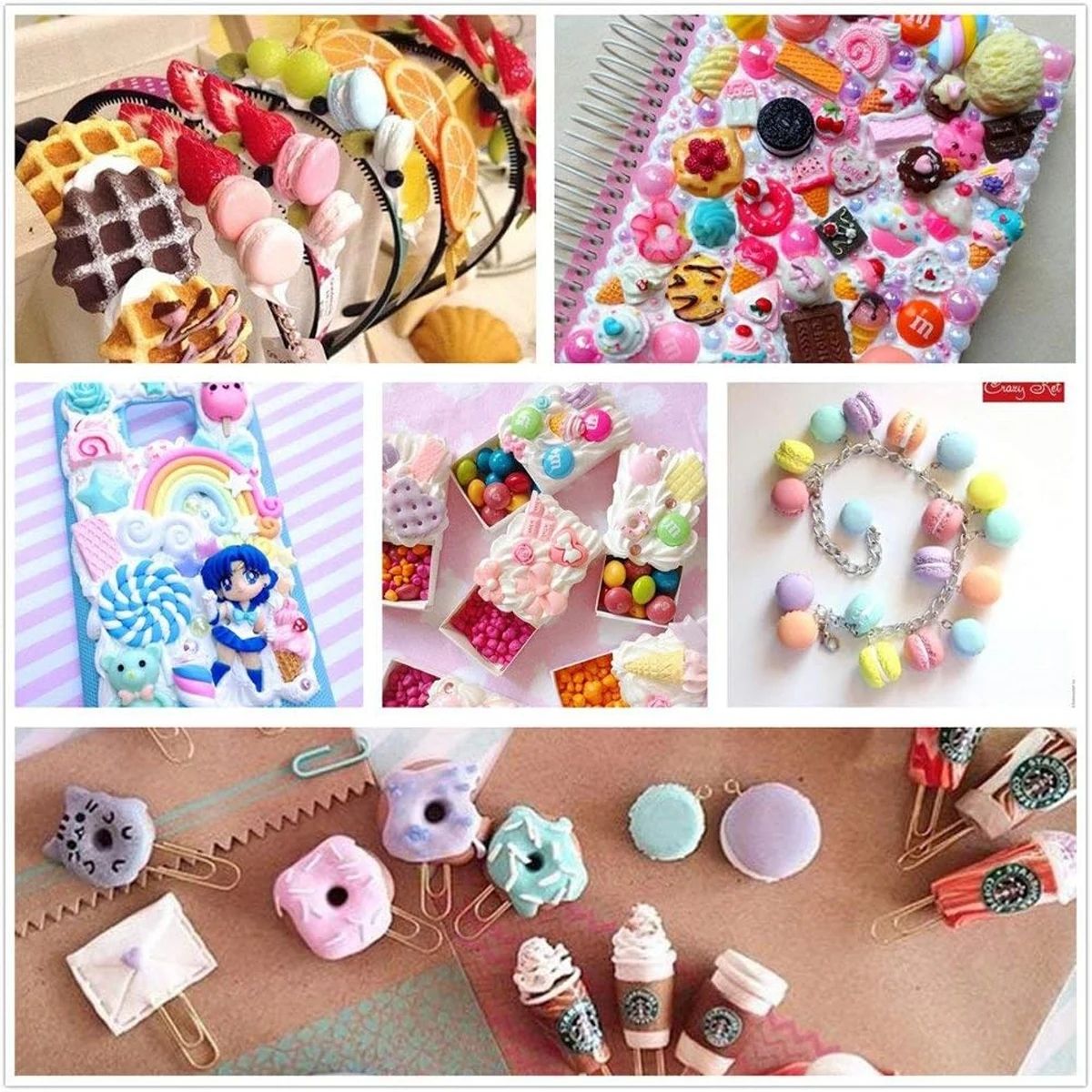 30pcs Random Candy Slime Charm - Resin Art Materials Kit recensie en prijs