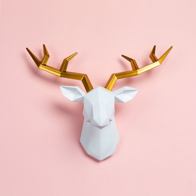 1PC Deer Head Sculpture Animal - Resin Art Sculptures recensie en prijs