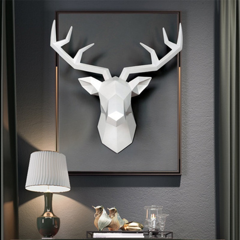 1PC Deer Head Sculpture Animal - Resin Art Sculptures recensie en prijs
