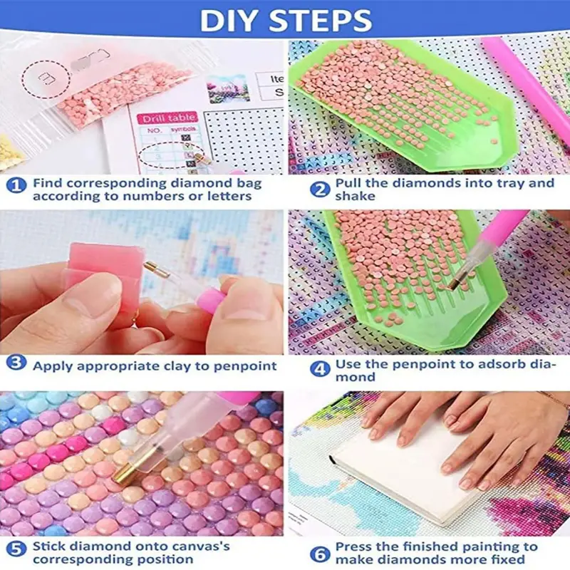 DIY Diamond Painting Colorful  - Resin Art On Wall recensie en prijs