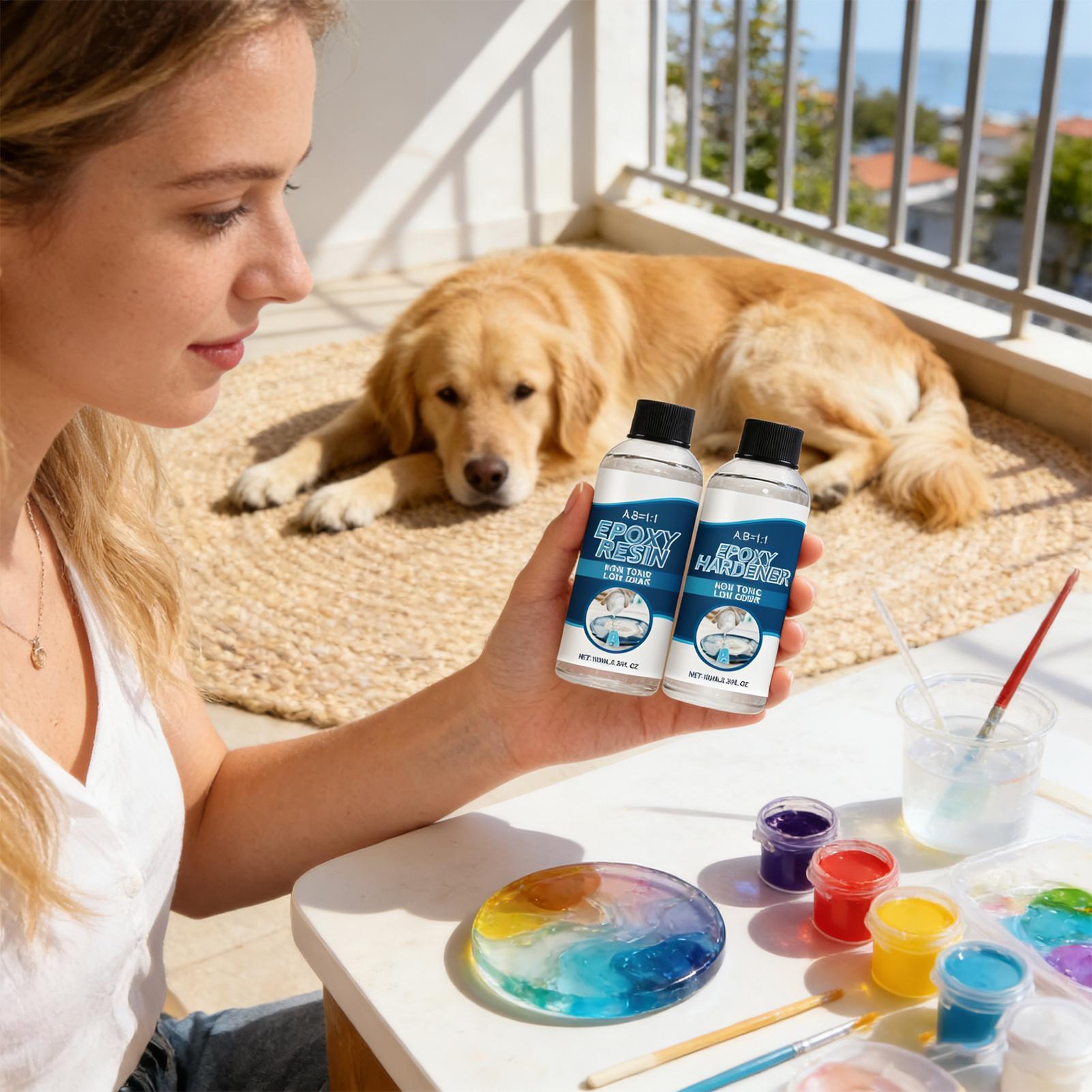 Epoxy Resin Kit AB Glue Clear  - Resin Art Earrings Kit recensie en prijs