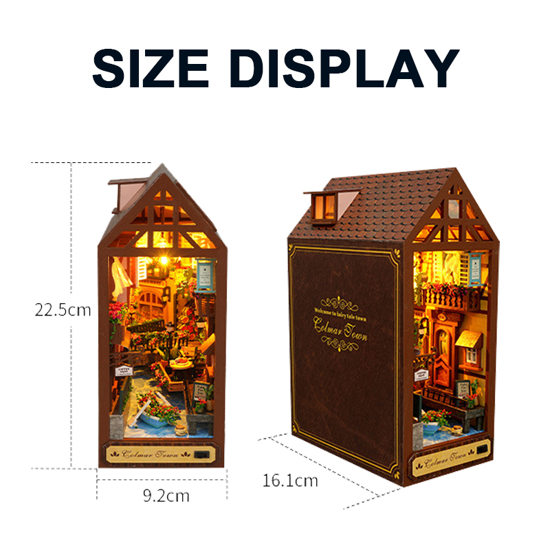DIY Wooden Book Nook Retro Col - Resin Art With Wood recensie en prijs