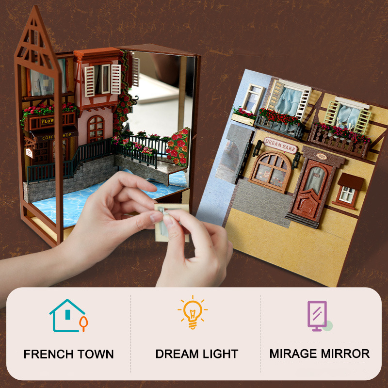 DIY Wooden Book Nook Retro Col - Resin Art With Wood recensie en prijs