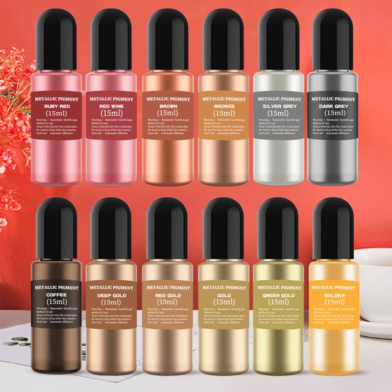 15ml Metal Resin Pigment Alcoh - Resin Pigment Alcohol Ink recensie en prijs
