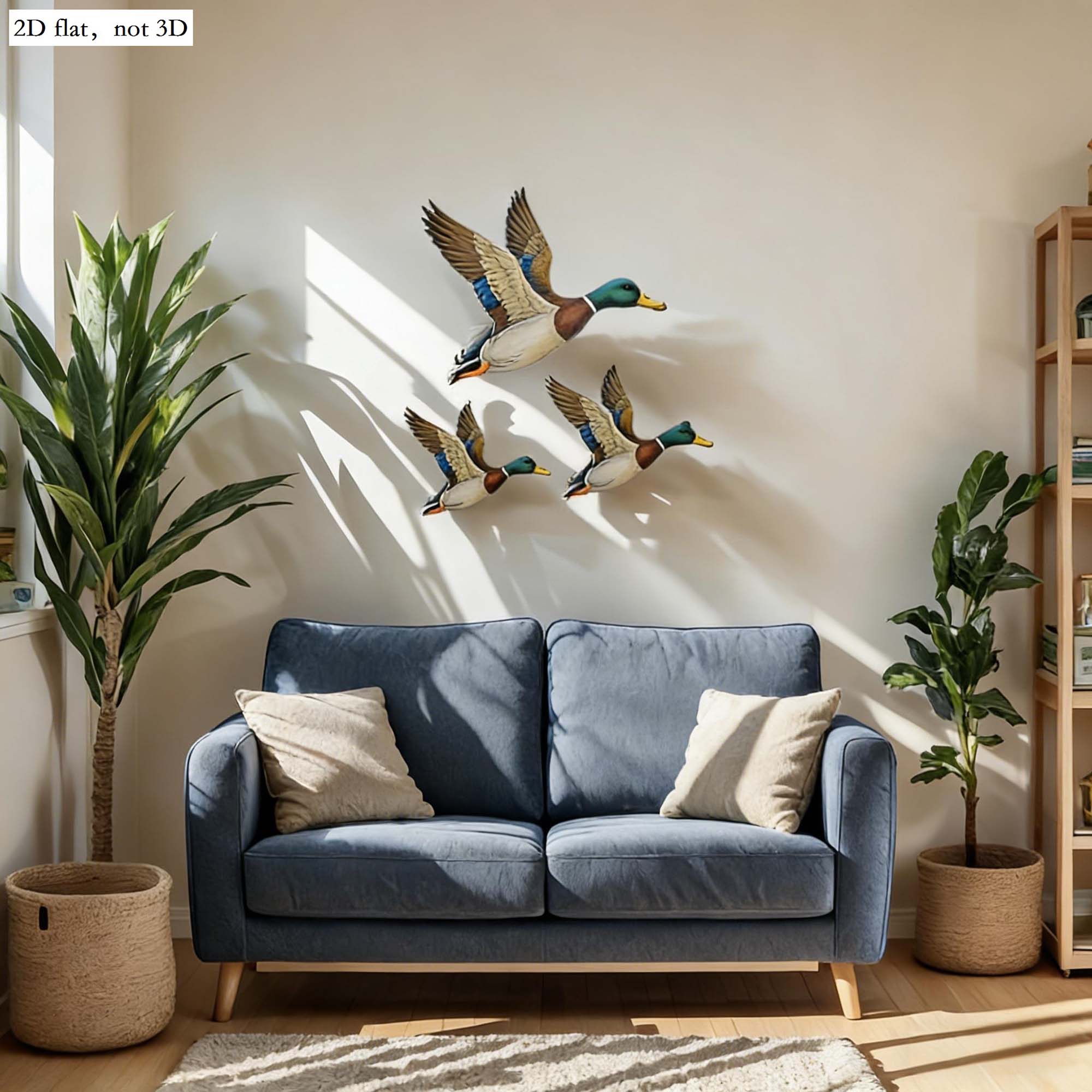 3Pcs Wild Duck Wall Arts Uniqu - Resin Art With Wood recensie en prijs