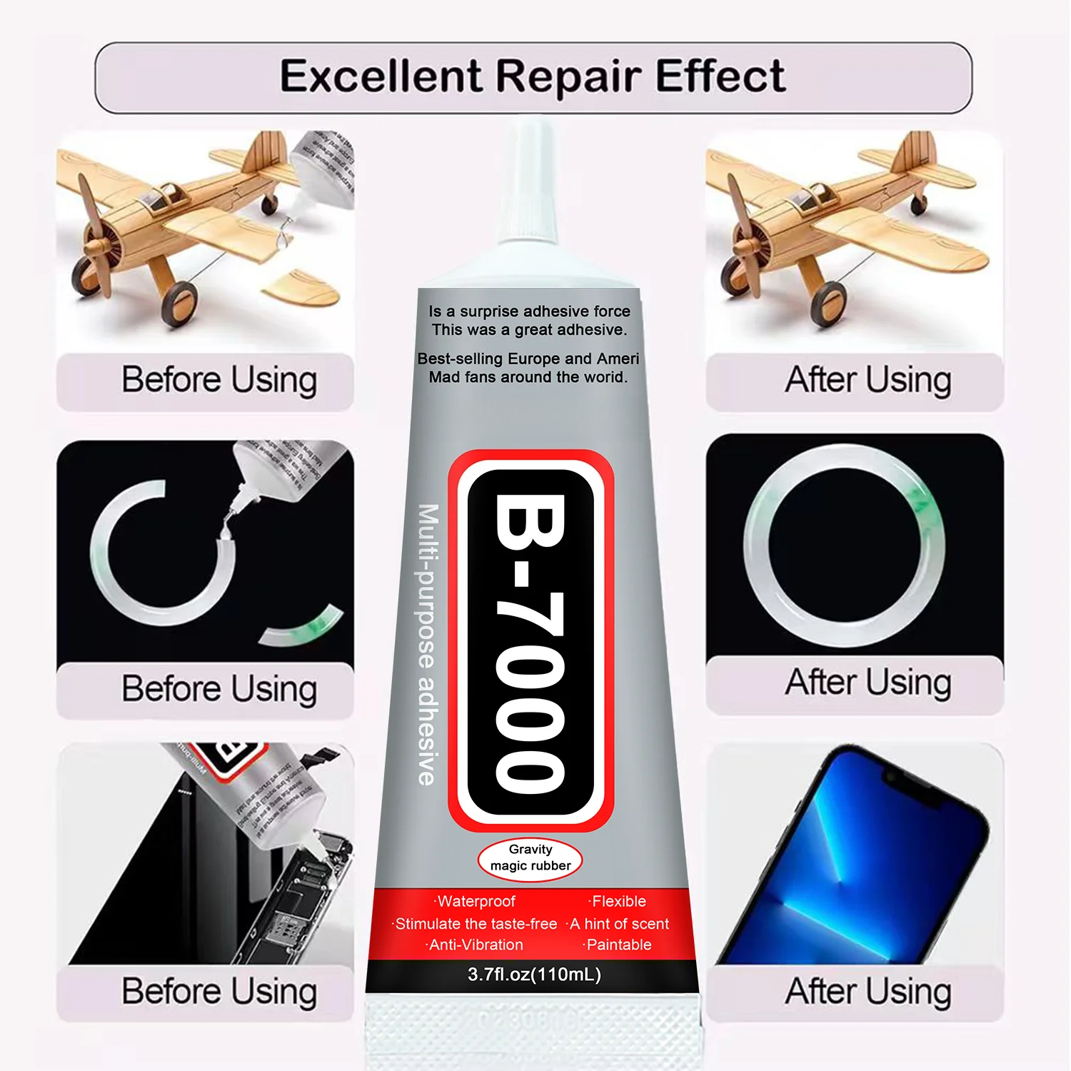 Super Glue B-7000 Loolifl 1-10 - Resin Art Materials Kit recensie en prijs