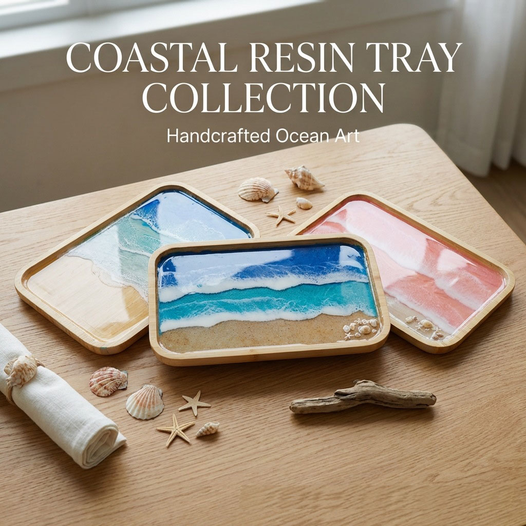 Epoxy Resin Ocean Art Decorati - Resin Art With Wood recensie en prijs