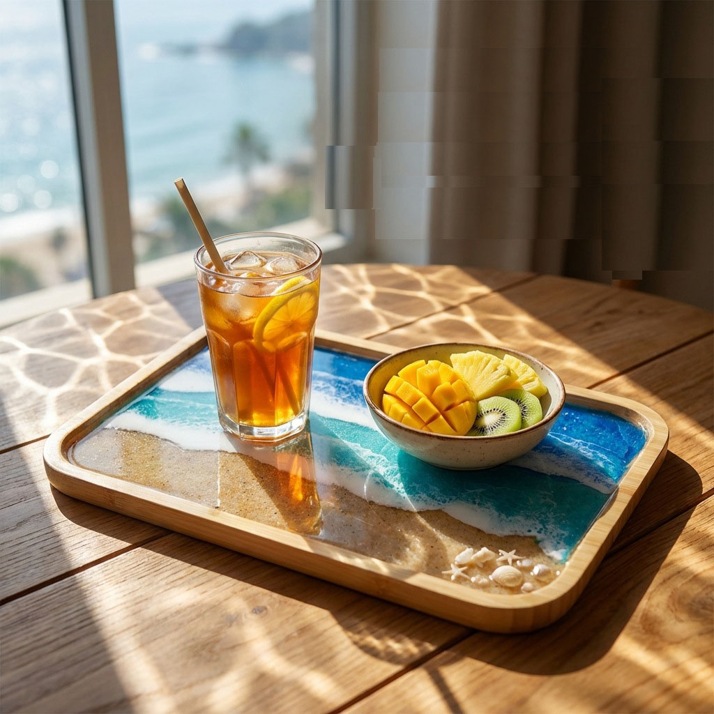Epoxy Resin Ocean Art Decorati - Resin Art With Wood recensie en prijs