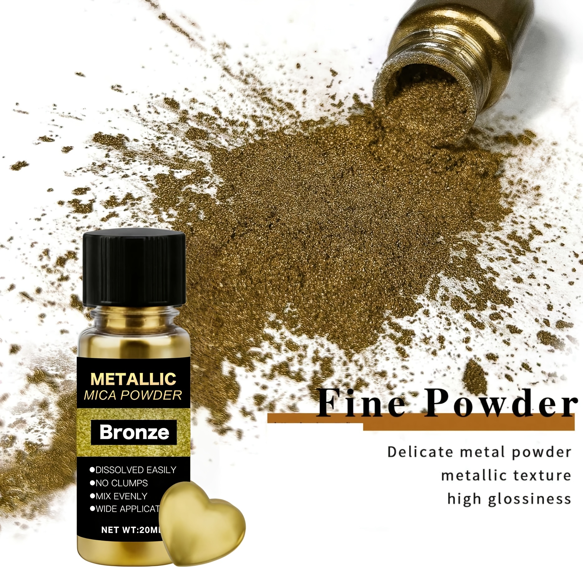Metallic Mica Powder, Brushed  - Resin Color Paste recensie en prijs