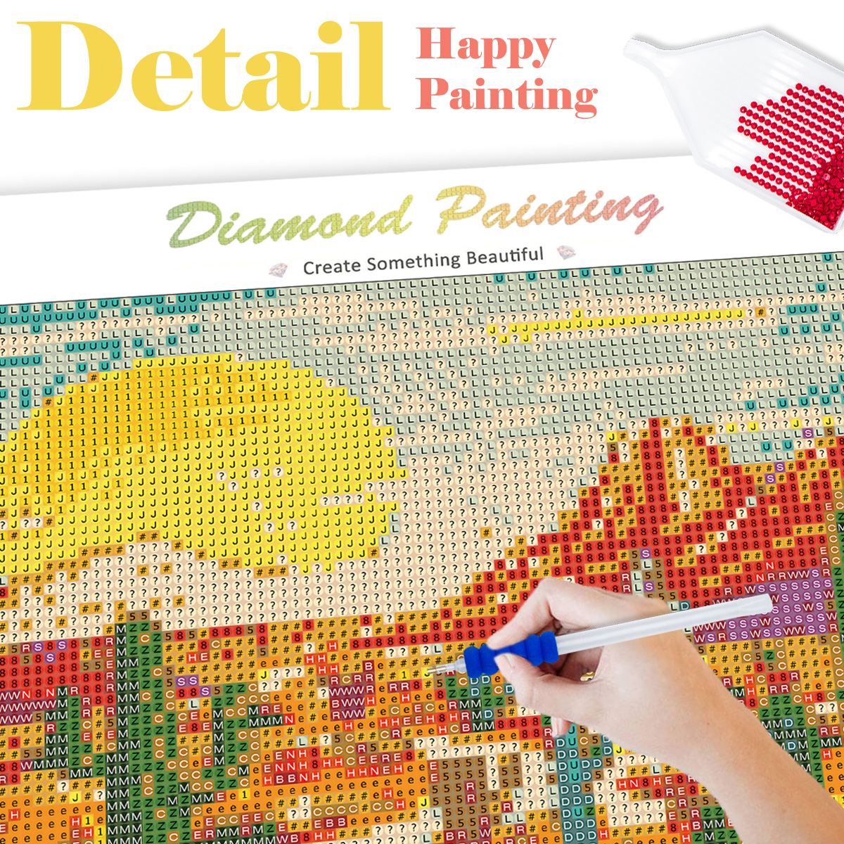 RUOPOTY 5D DIY Diamond Art Pai - Resin Art Wallpaper recensie en prijs