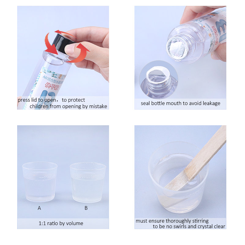 1:1 Clear Epoxy Resin Crystal  - Resin Color Paste recensie en prijs