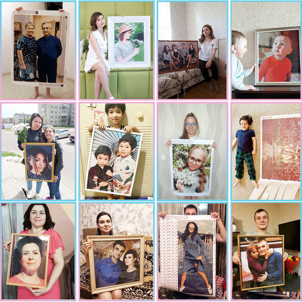 HUACAN Custom Photo Diamond Pa - Resin Art Wallpaper recensie en prijs