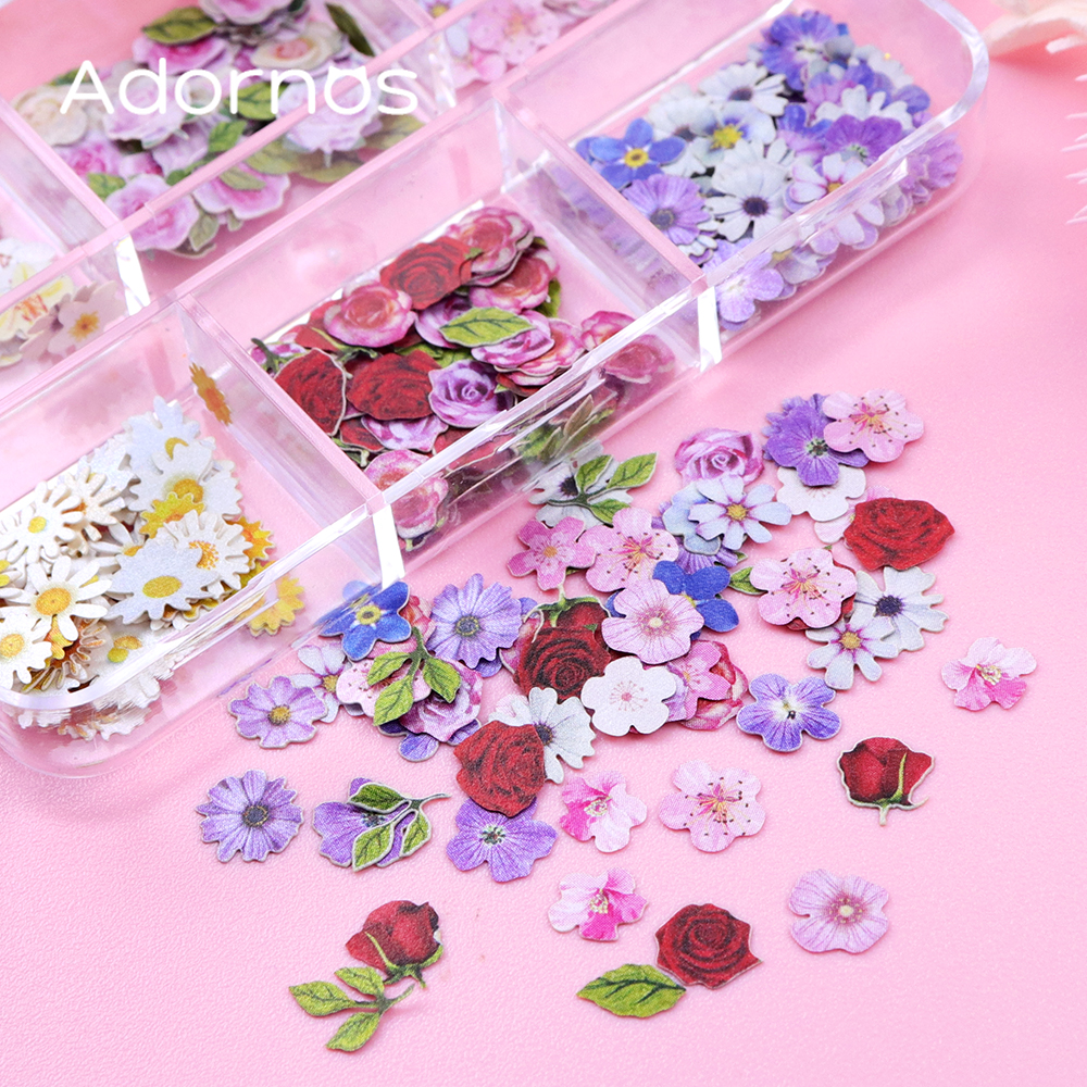 6 Grids Flowers Wood Pulp Chip - Resin Art With Wood recensie en prijs