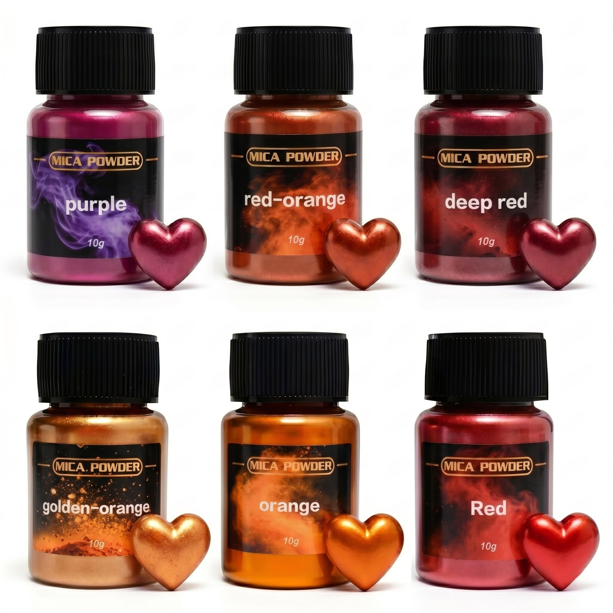 6Colors/Sets metallic powder p - Resin Color Paste recensie en prijs