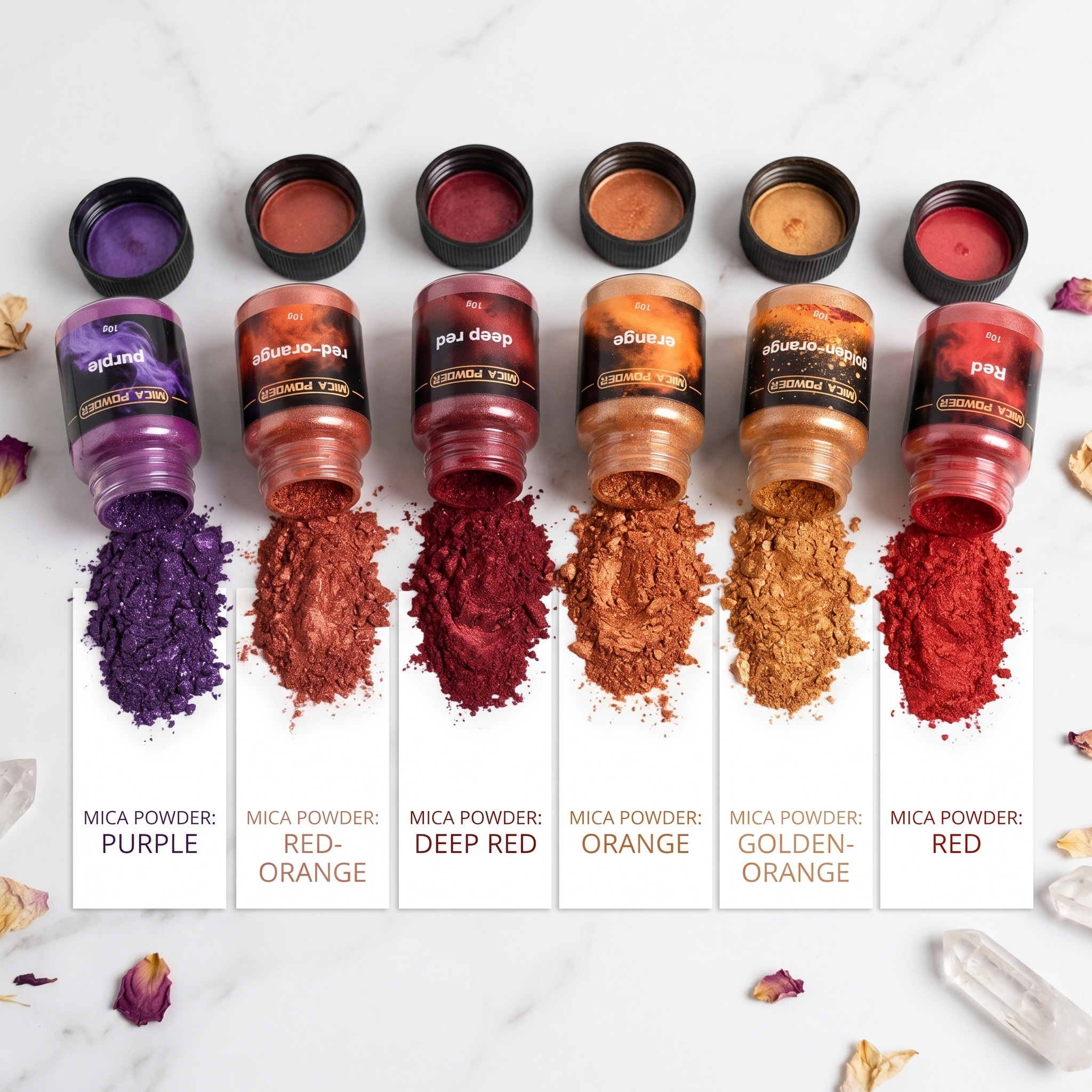 6Colors/Sets metallic powder p - Resin Color Paste recensie en prijs