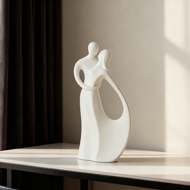 Nordic Ceramic Couple Hugging  - Resin Art Wedding Gift recensie en prijs