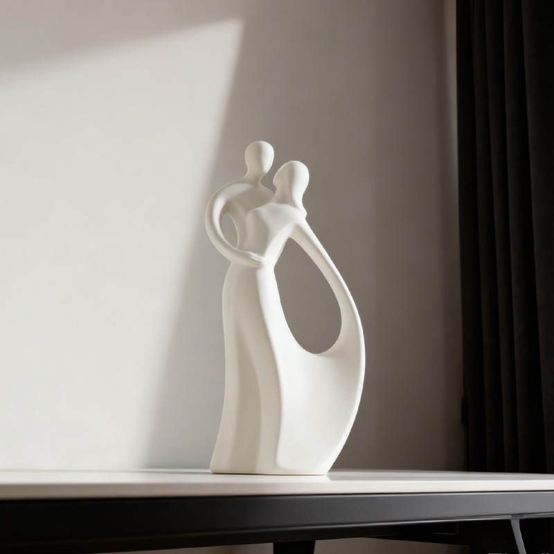 Nordic Ceramic Couple Hugging  - Resin Art Wedding Gift recensie en prijs