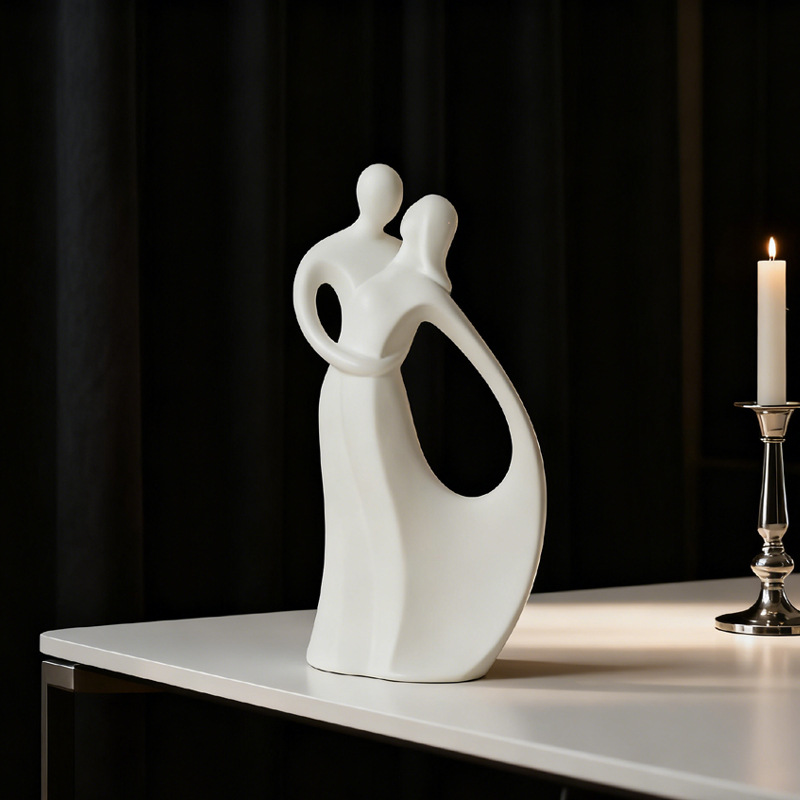 Nordic Ceramic Couple Hugging  - Resin Art Wedding Gift recensie en prijs