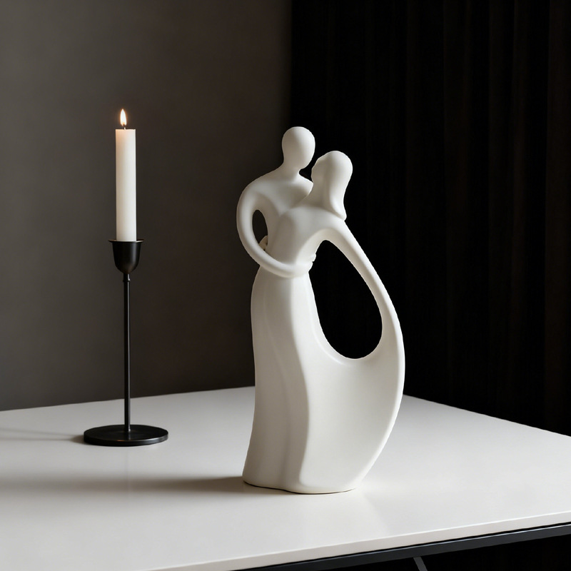 Nordic Ceramic Couple Hugging  - Resin Art Wedding Gift recensie en prijs