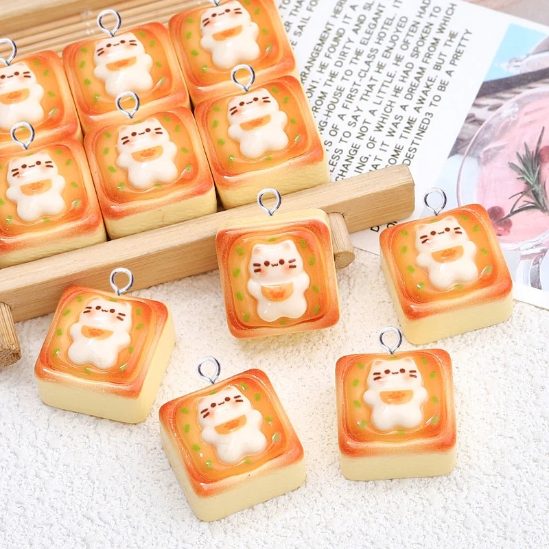 10Pcs Kawaii Cat Toast Bread R - Resin Art Materials Kit recensie en prijs