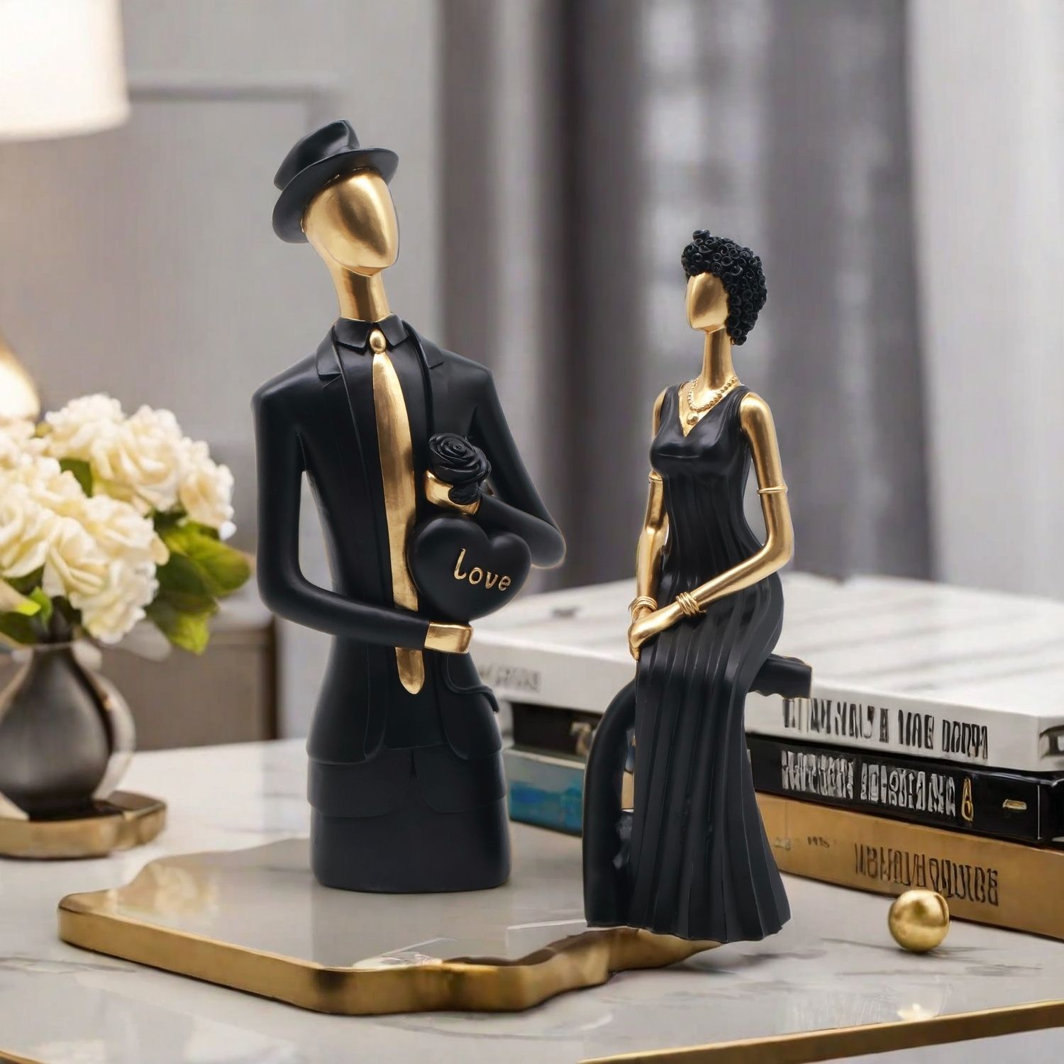 Decor Resin Sculpture Nordic D - Resin Art Wedding Gift recensie en prijs