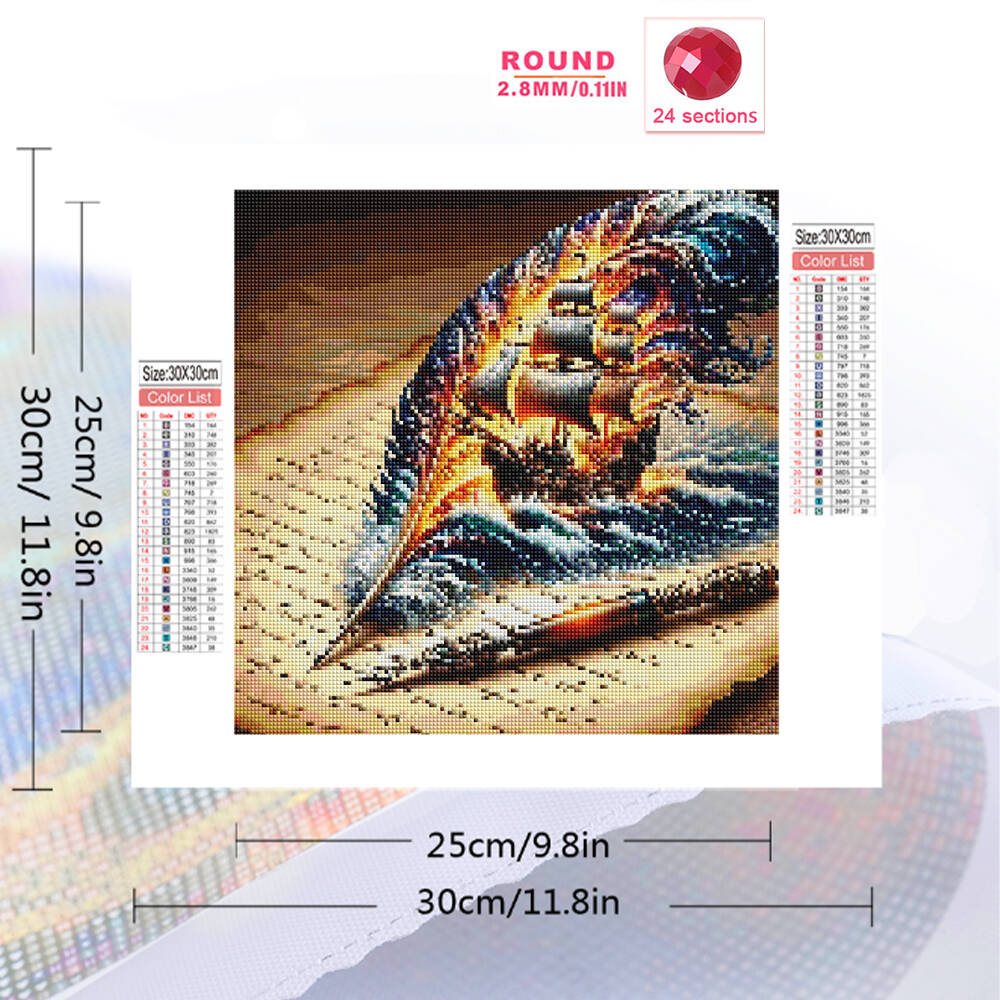 Evershine Full Square Round Di - Resin Art Wallpaper recensie en prijs