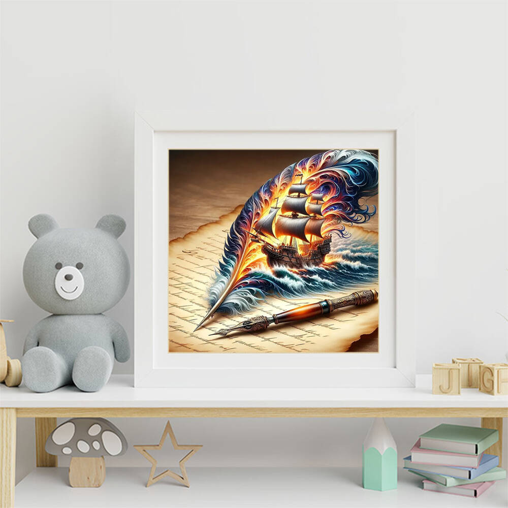 Evershine Full Square Round Di - Resin Art Wallpaper recensie en prijs