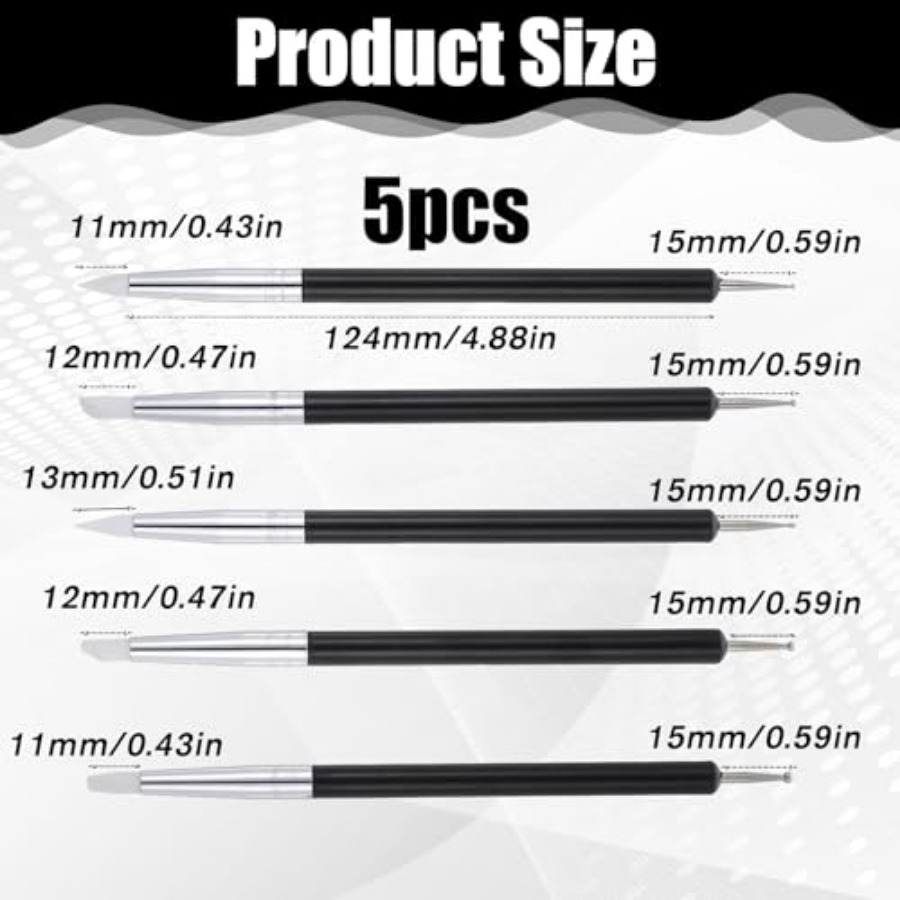 5 Pcs Nail Art Dotting Tools D - Resin Art With Wood recensie en prijs