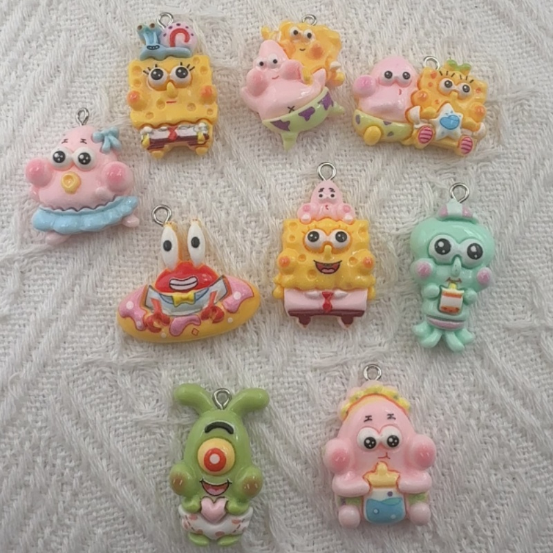 10pcs cartoon resin pendant, D - Resin Art Materials Kit recensie en prijs