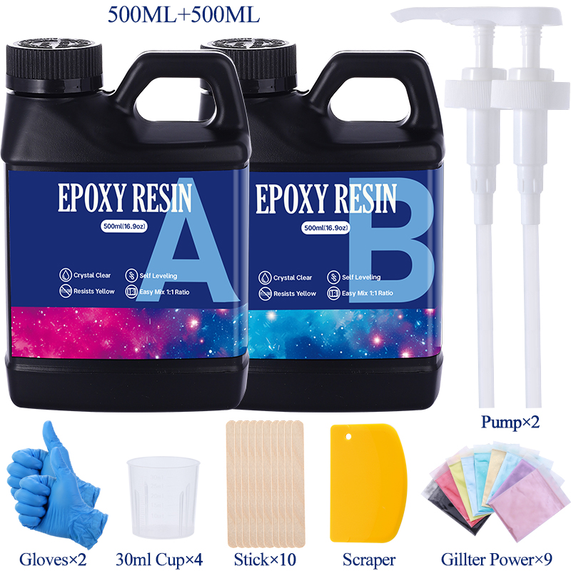 Fast Curing 1:1 Crystal Clear  - Resin Art With Wood recensie en prijs