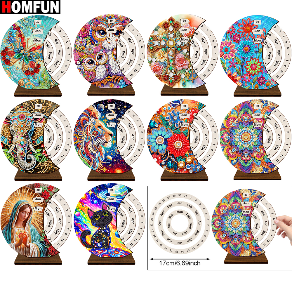 HOMFUN Diamond Painting Perpet - Resin Art With Wood recensie en prijs