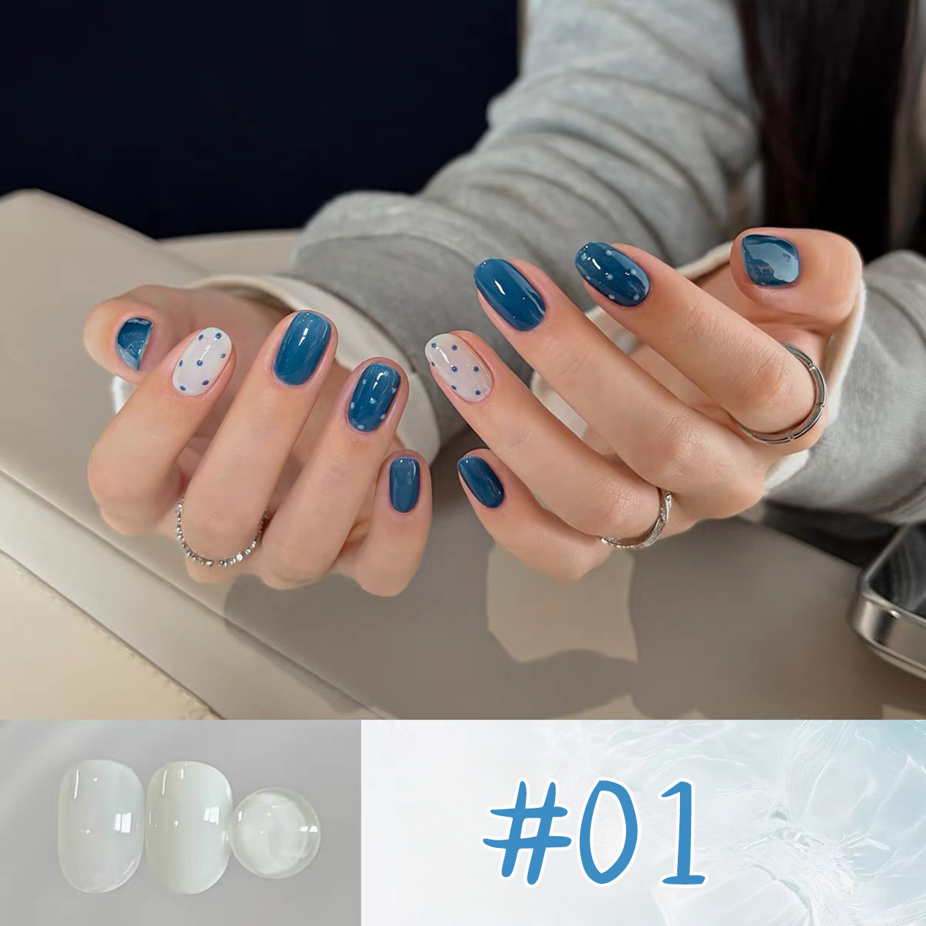 1-10pcs WS Ice Transparent Blu - Resin Art All recensie en prijs