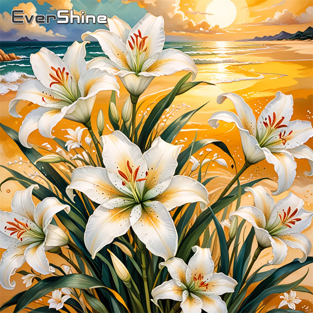 Evershine Lily Diamond Paintin - Resin Art Wallpaper recensie en prijs