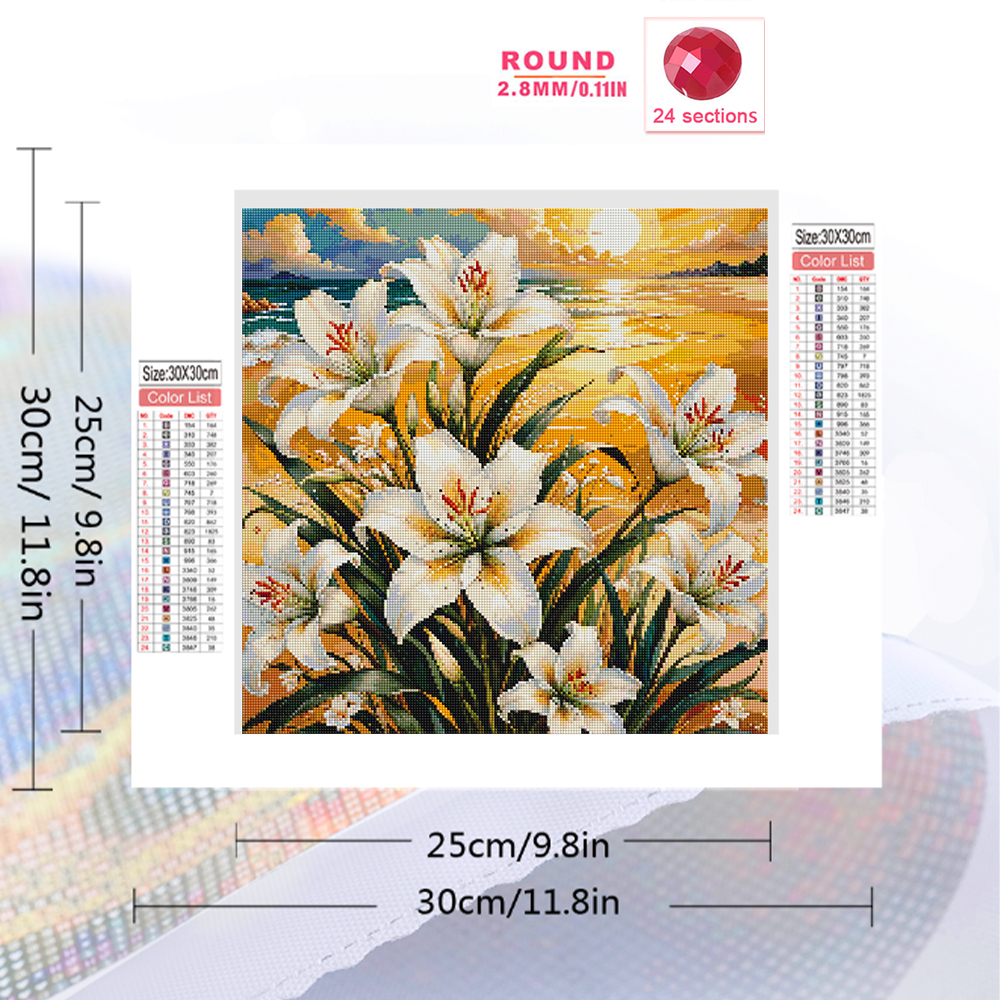 Evershine Lily Diamond Paintin - Resin Art Wallpaper recensie en prijs