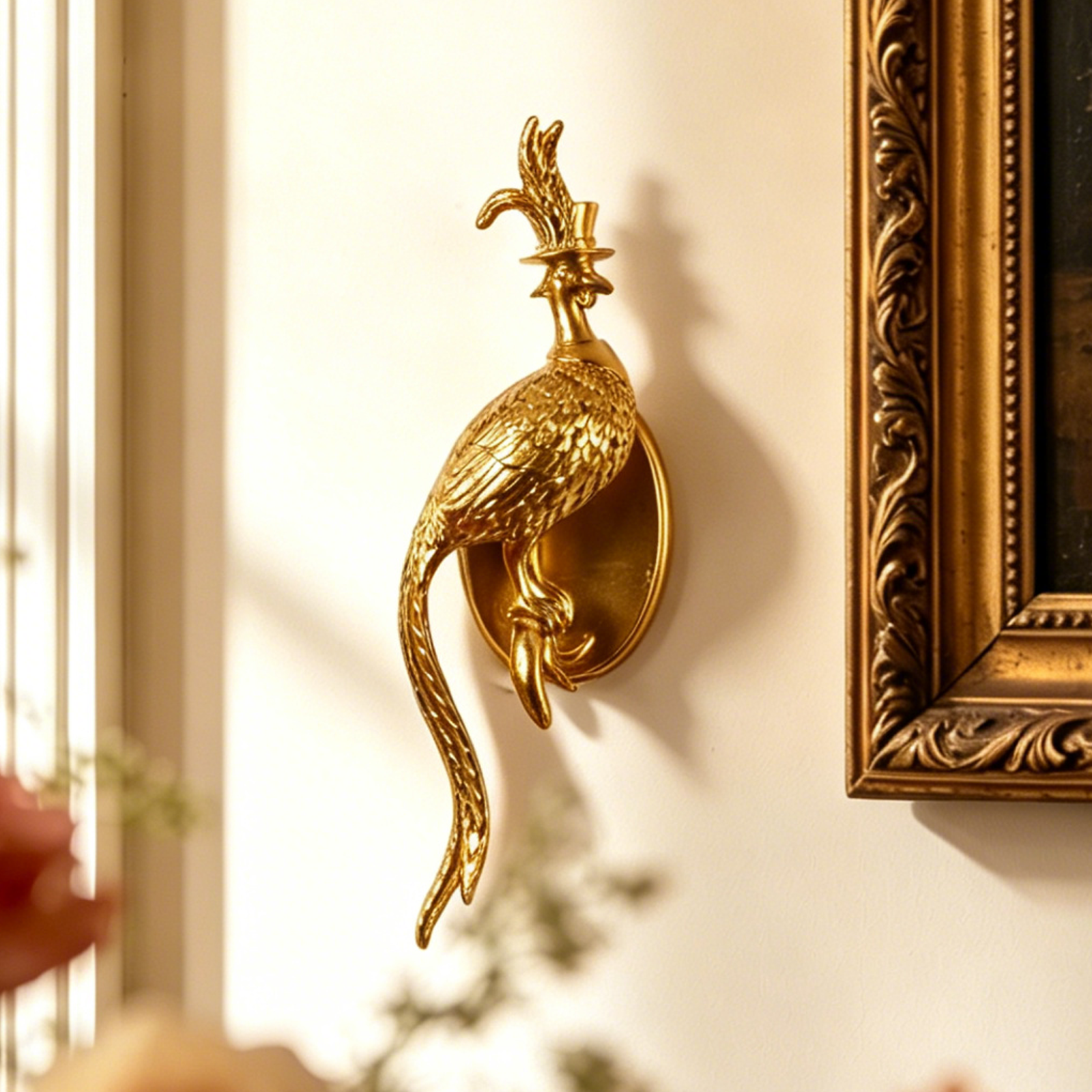 Golden Pheasant Bird Wall Deco - Resin Art Sculptures recensie en prijs