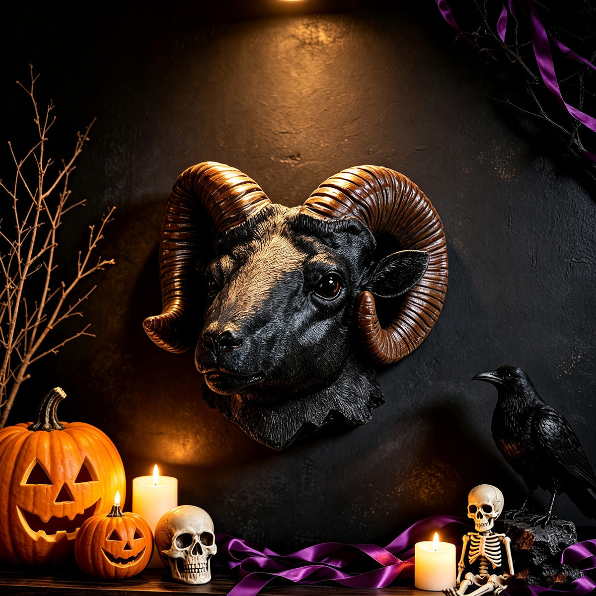Resin Goat Head Wall Decor, Go - Resin Art Sculptures recensie en prijs