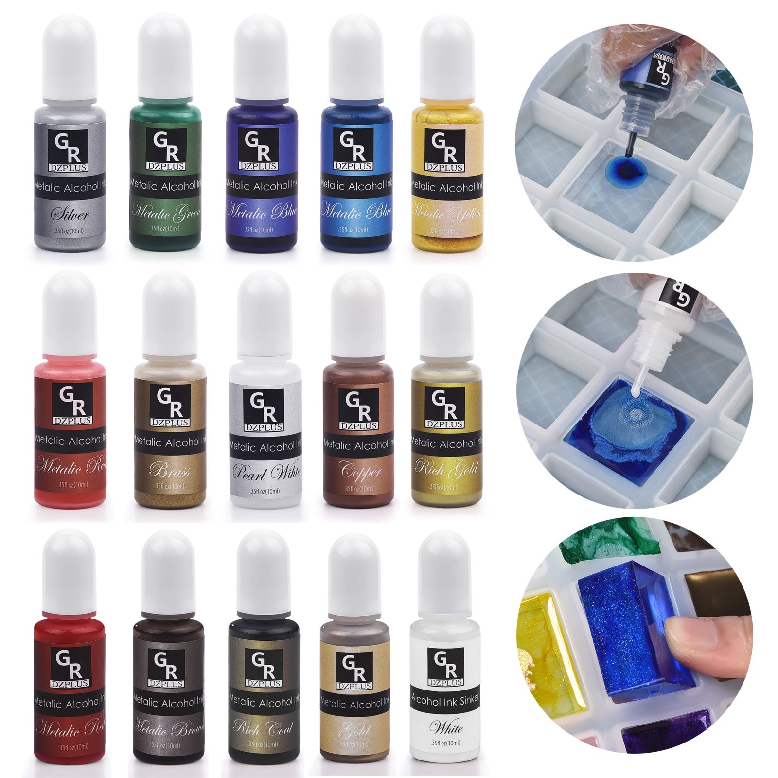1 Set Resin Pigment Kit Art In - Resin Pigment Alcohol Ink recensie en prijs