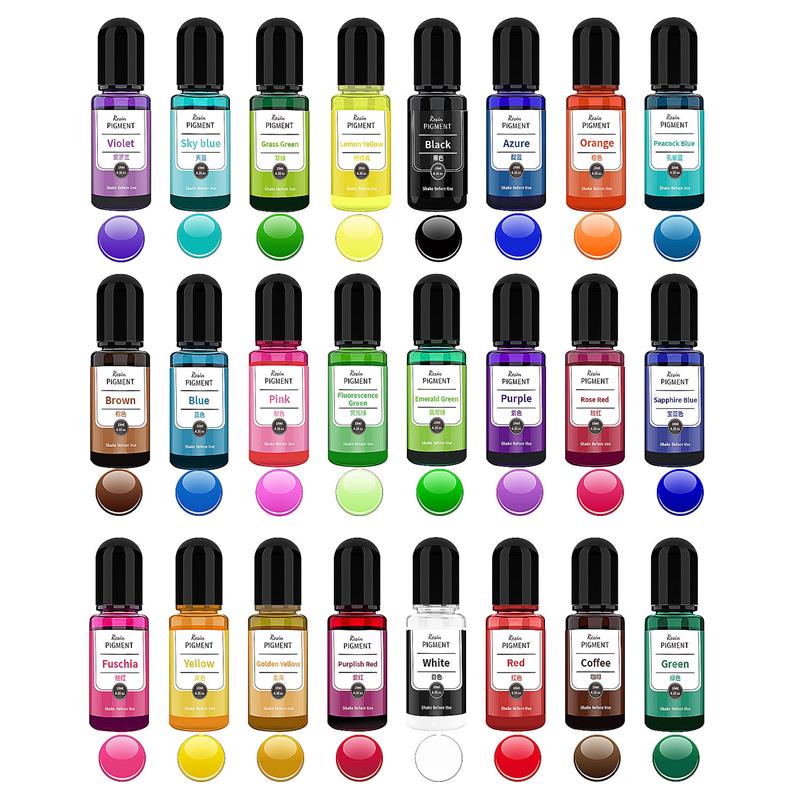 24 Color Art Ink Alcohol Resin - Resin Pigment Alcohol Ink recensie en prijs