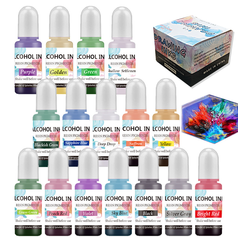 A Set Ink Alcohol Resin Pigmen - Resin Pigment Alcohol Ink recensie en prijs